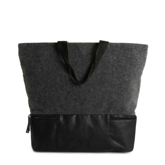 DSW Gray Felt Tote - Picture 2 of 3